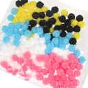 Аппликация из помпонов 