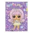 Аппликация из перьев и страз 