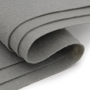 Фетр листовой мягкий (20х30 см; светло-серый; 10 листов) — фото, картинка — 1