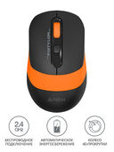 Мышь A4Tech Fstyler FG10 (чёрно-оранжевая) — фото, картинка — 8