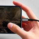 Кабель Baseus Tungsten Gold Fast Charging USB - Lightning (2 м; чёрный) — фото, картинка — 5