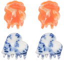 Набор заколок-крабиков для волос 