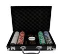 Фабрика Покера. Набор из 200 фишек для покера с номиналом в черном кейсе — фото, картинка — 1