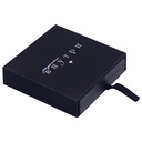 Шкатулка для украшений (черная; 9,5х9,5х2,5 см) — фото, картинка — 1