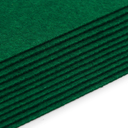 Фетр листовой жесткий (20х30 см; изумрудный; 12 листов) — фото, картинка — 1