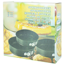 Форма для выпекания алюминиевая со съёмным дном (3 шт.) — фото, картинка — 5