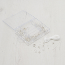 Набор фурнитуры для украшений (серебро) — фото, картинка — 4